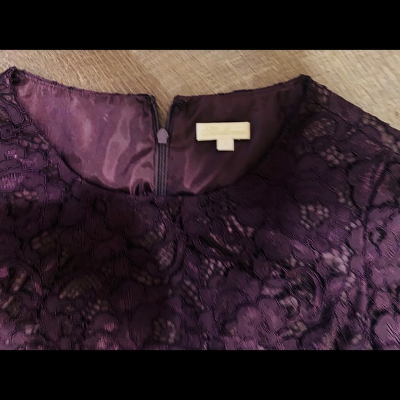 NWT Shoshanna Deep Purple Lace Dress Sz 2 - Picture 5 of 6